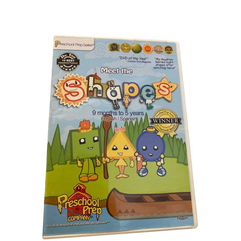 Preschool Prep Meet the Shapes educational DVD movie homeschool kindergarten
